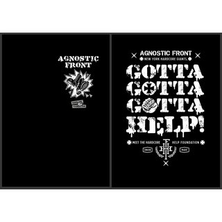 Agnostic Front & HHF Collabo Shirt-black/PREORDER